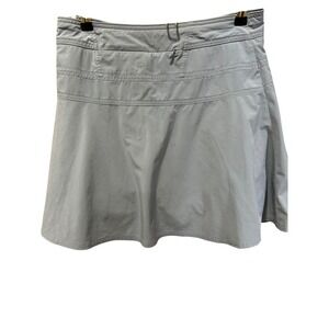 Athleta Gray Active Skort Womens Size 6 Hiking Golf Tennis Skirt with Shorts